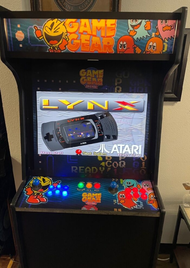 Game Gear Slim 2 Player plays 5000+ Games from Golden Age / Including Home Systems